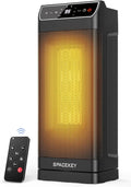 Portable Electric Space Heater with Thermostat, Remote, Timer, Oscillation & Overheat Protection – 1500W